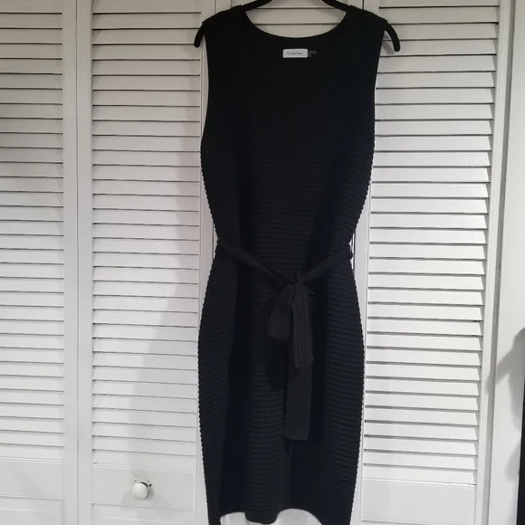 🎉HP🎉Calvin Klein sleeveless wool blend dress - Picture 2 of 9